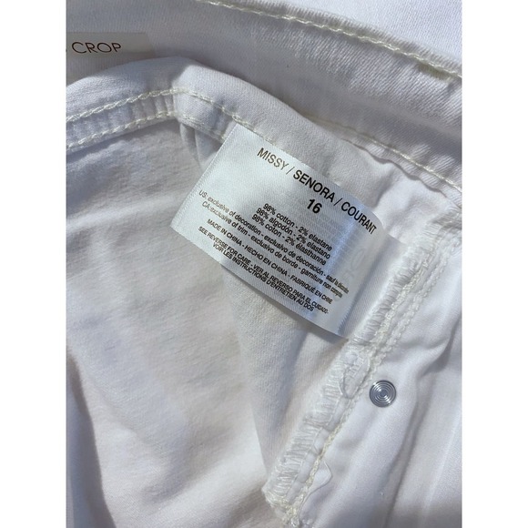 Vintage America NWT16/33  Denim Embroidery Pockets Weekend Crop denim jeans - Picture 4 of 10